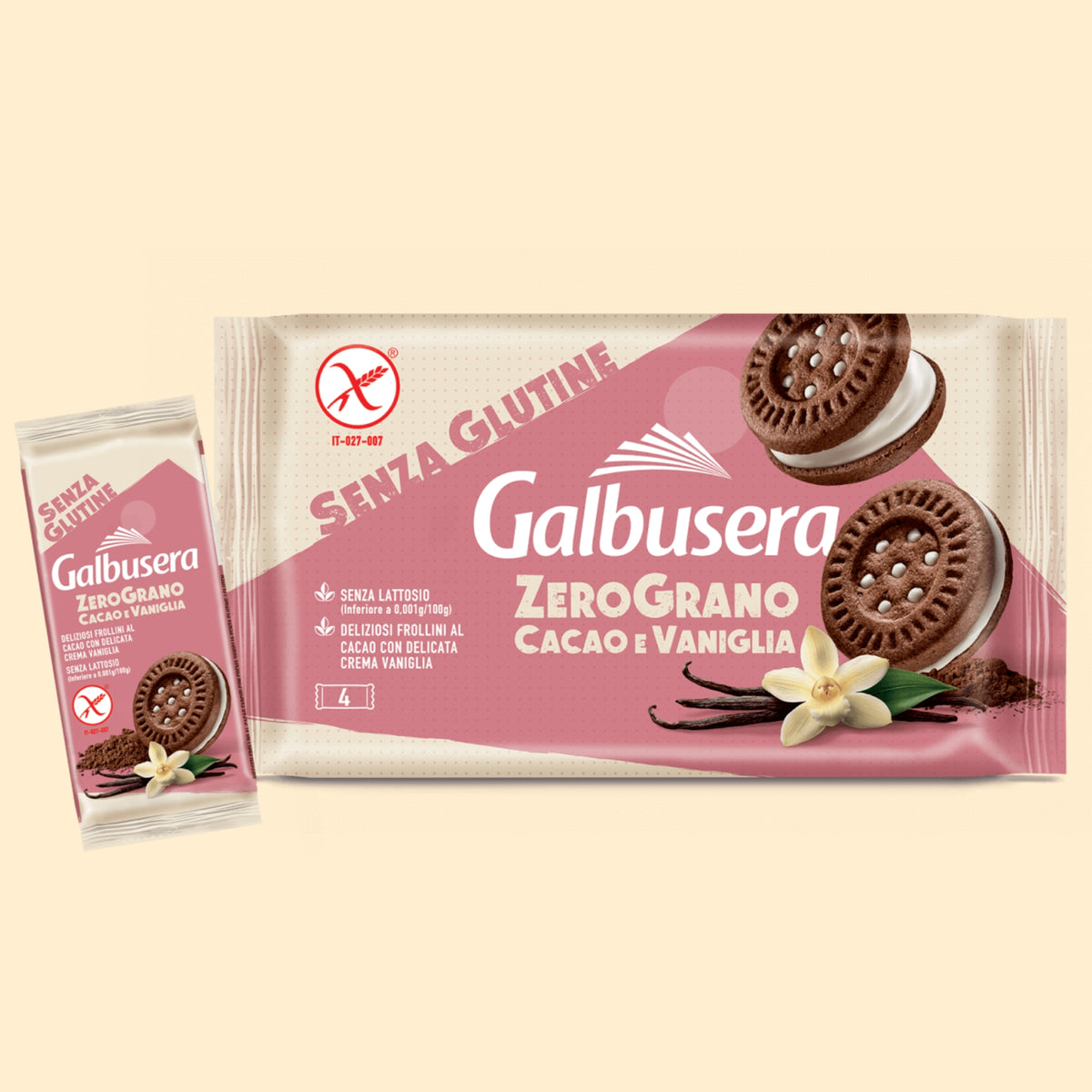 Kakor med vaniljfyllning