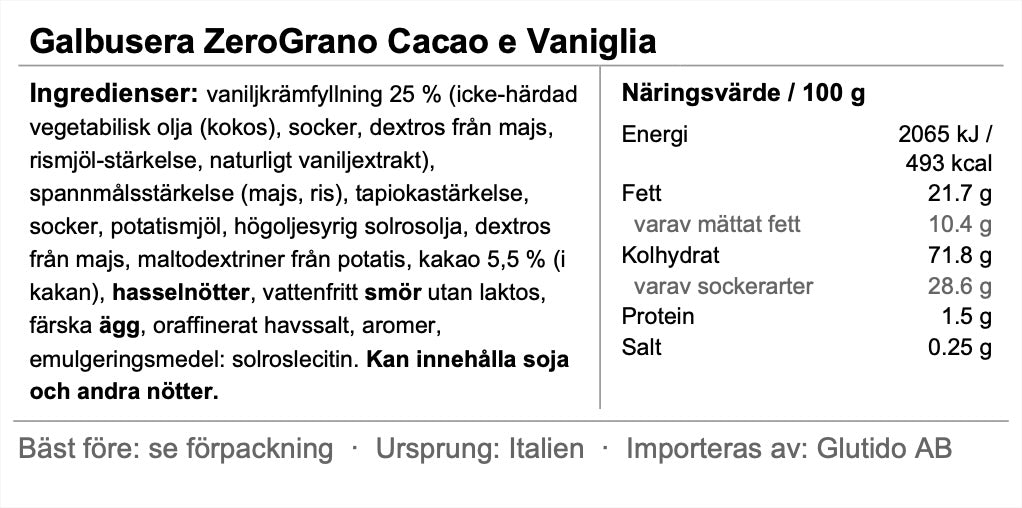Kakor med vaniljfyllning