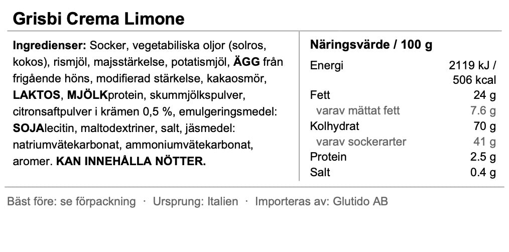 Grisbi Citron
