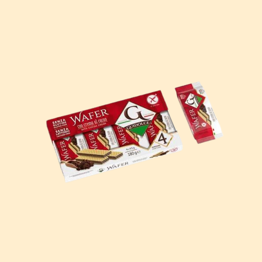 Wafer med cacaofyllning