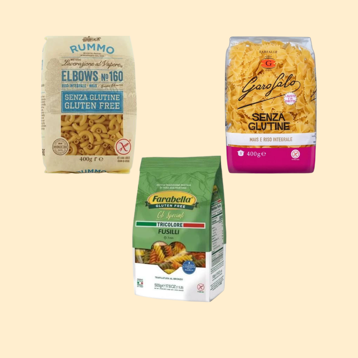 3 x Svenska glutenfria pastaklassiker